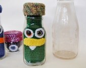 Monster Under Glass OOAK Crocheted Art Doll