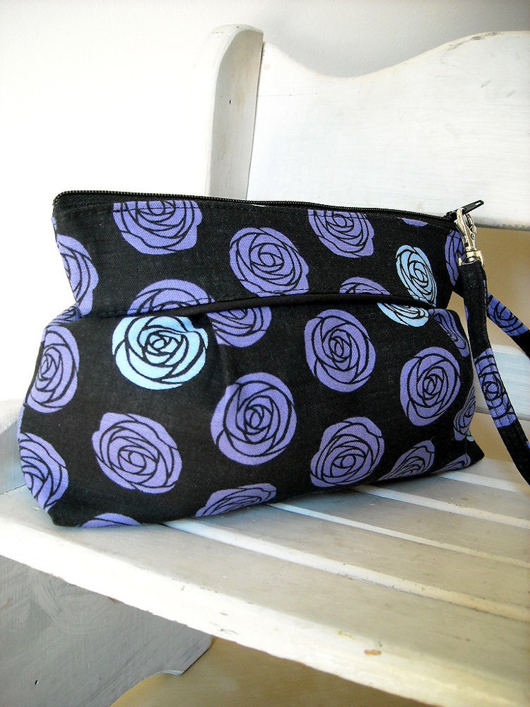25% OFF SALE - Ume - Zipper Pouch with Clip