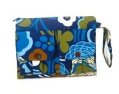 Wristlet - Blue Mocca Rocca Dorothy Wristlet Wallet, Zipper Pouch