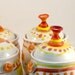 Ceramic Herb and Spice Jar Pill Container Lidded Bottle Home Decor chef hostess gourmet cook thank you