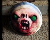 Bloody Zombie Monster Pocket Mirror - 2.25 inch
