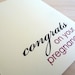 Baby Shower Card - Congrats on Your Pregnancy