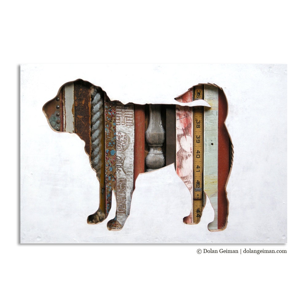 Shar Pei Pet Portrait, Dog Walk (Mini) Collection, Custom Silhouette, Made to Order
