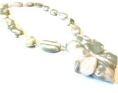 Peace Jade Necklace -- Beaded Stone Jewellery