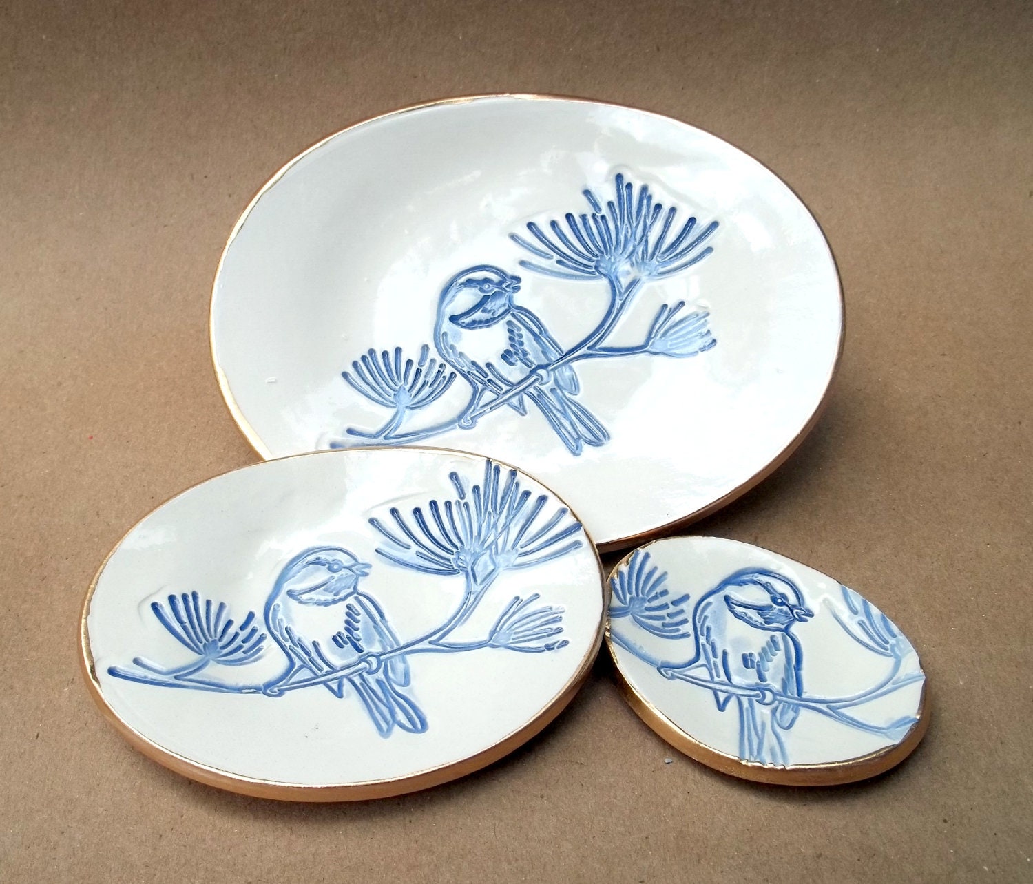 Ceramic Nesting Trinket Dishes