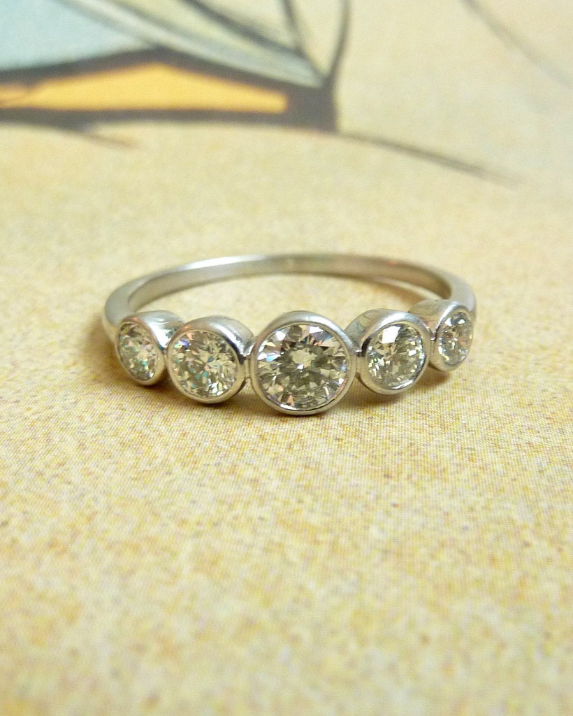 Bezel Set Diamond Band - Custom for erin177, Last Payment