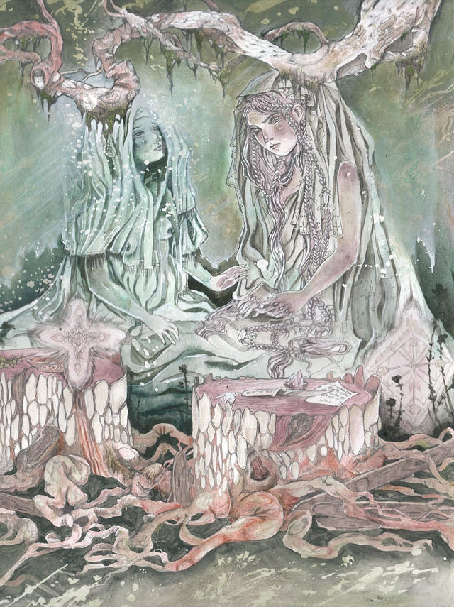 Clearing - Original Painting Faerie / Magical / Fantasy