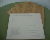 Vintage Polacolor Print Mounts 1960s Polaroid Land Camera Photograph Info Cards