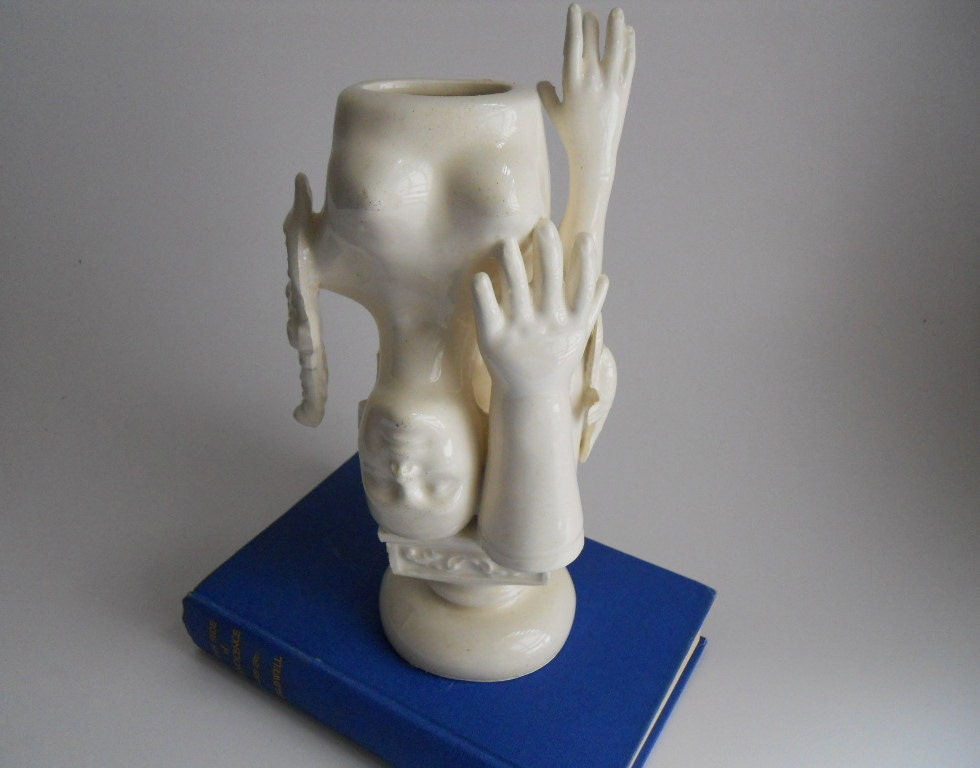 Reserved For: Claire Inc White Lady Vessel Collage