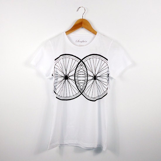 Bike Wheels Women Tee - S, M, L, XL
