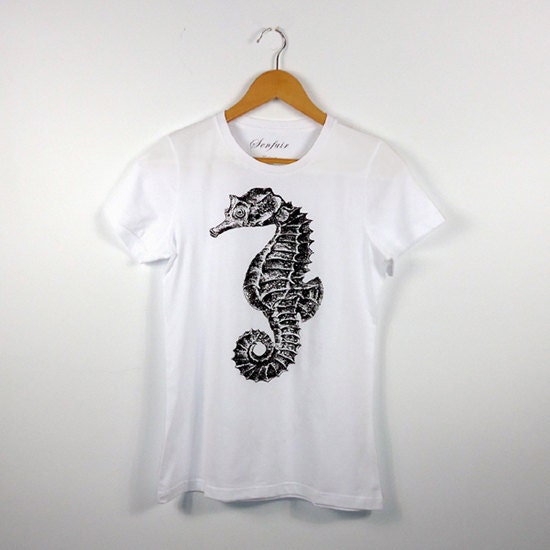 Seahorse Women Tee - S, M, L, XL