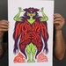 Handprinted Norska, Diesto, Nether Regions Poster