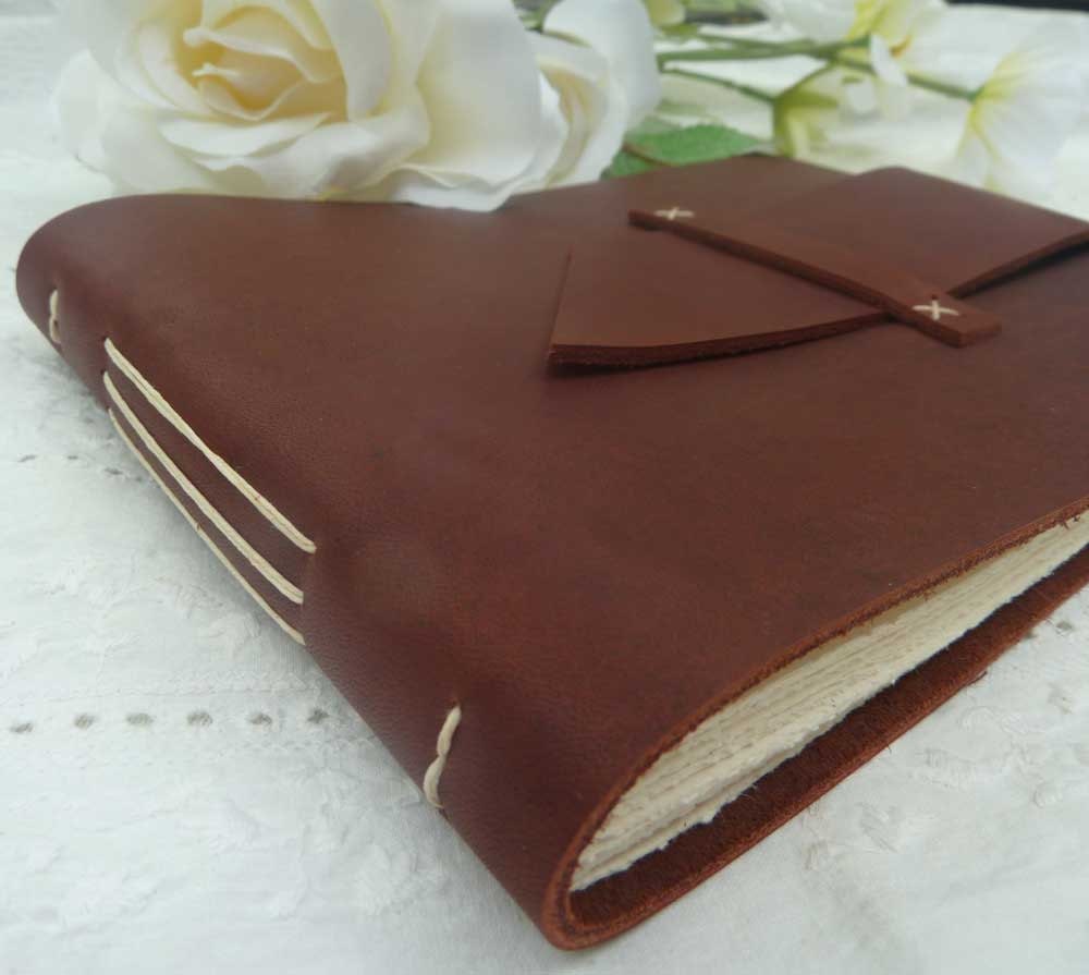 Leather Guestbook - customized for your wedding