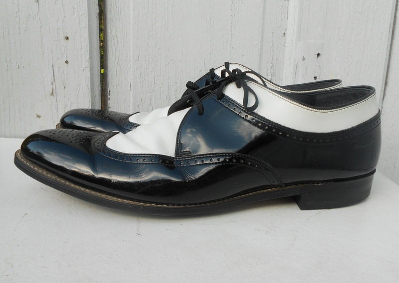 Rockabilly Shoes Gangnam Style Psy Size 13 Spectator Gangster Wingtips Brogues