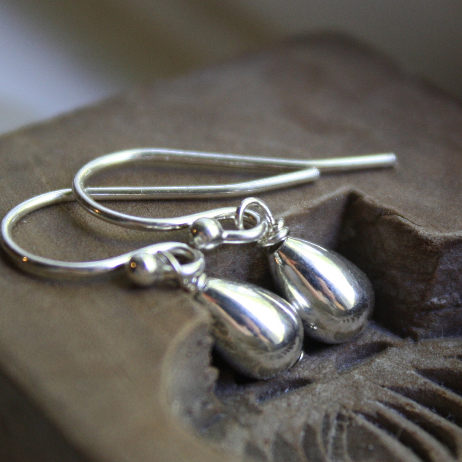 Sterling Silver Teardrop Earrings