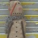 Primitive Christmas Snowman Sad Snow