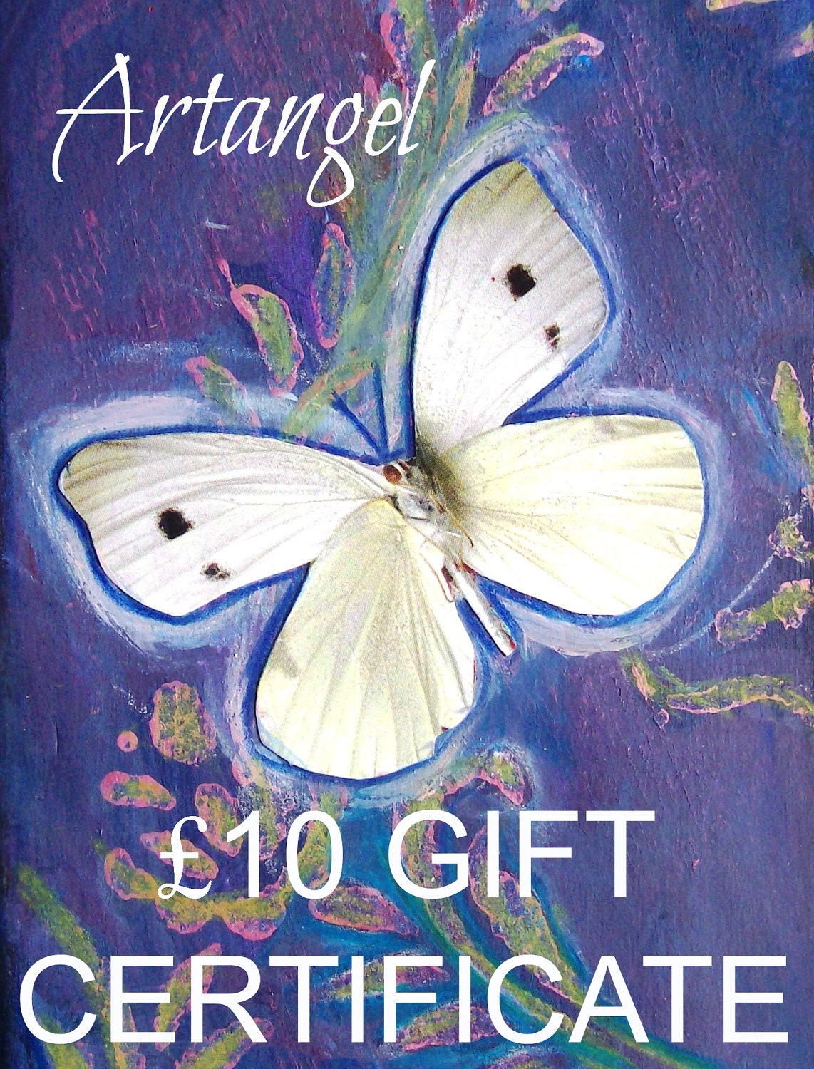 Last minute gift artangel gift certificate 10 pounds