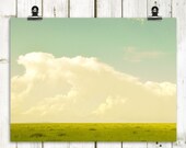 landscape photography, modern home decor, large wall art, minimalist landscape, rustic, clouds - "Heavenly" - 8x10 Fine Art Photograph