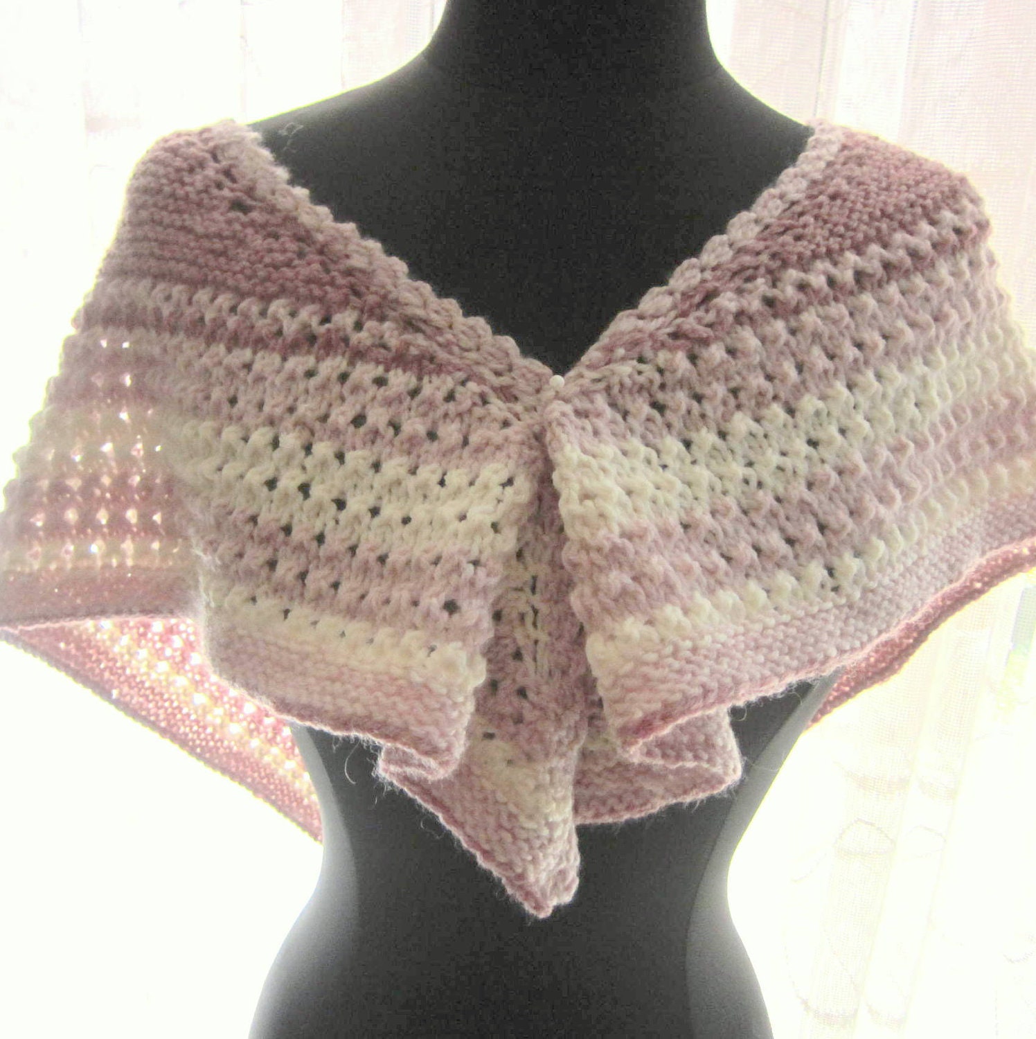 Shoulder Scarf Shades of Pink