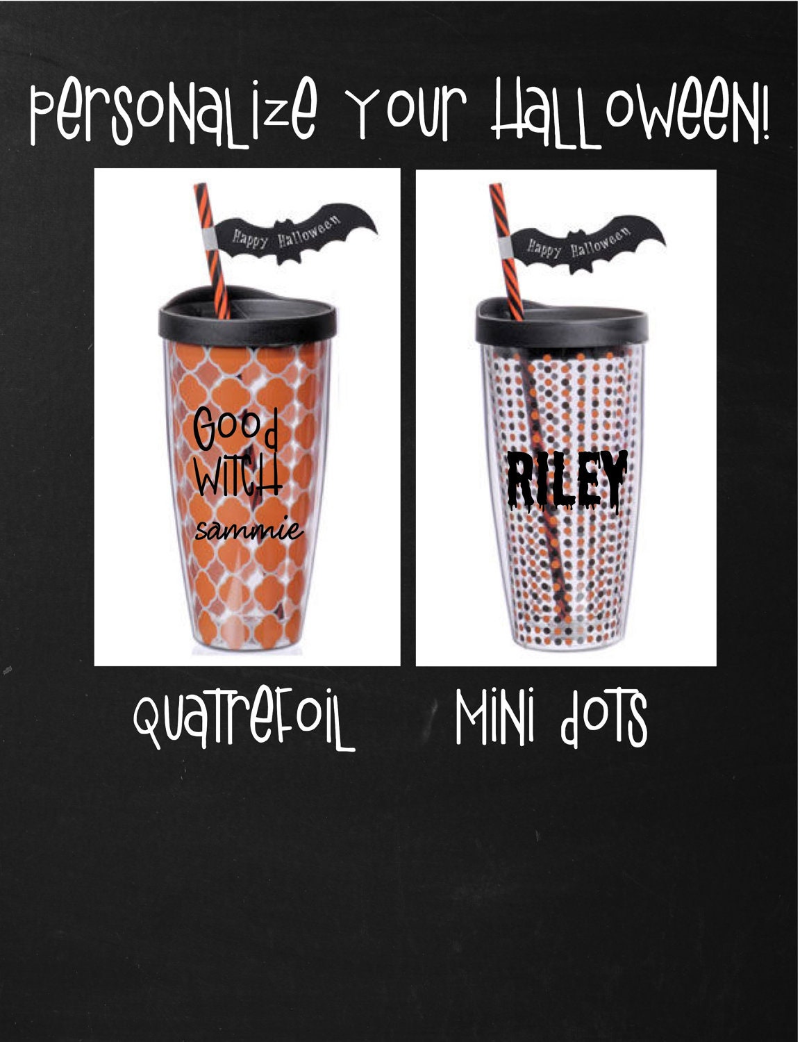 Halloween Tumblers