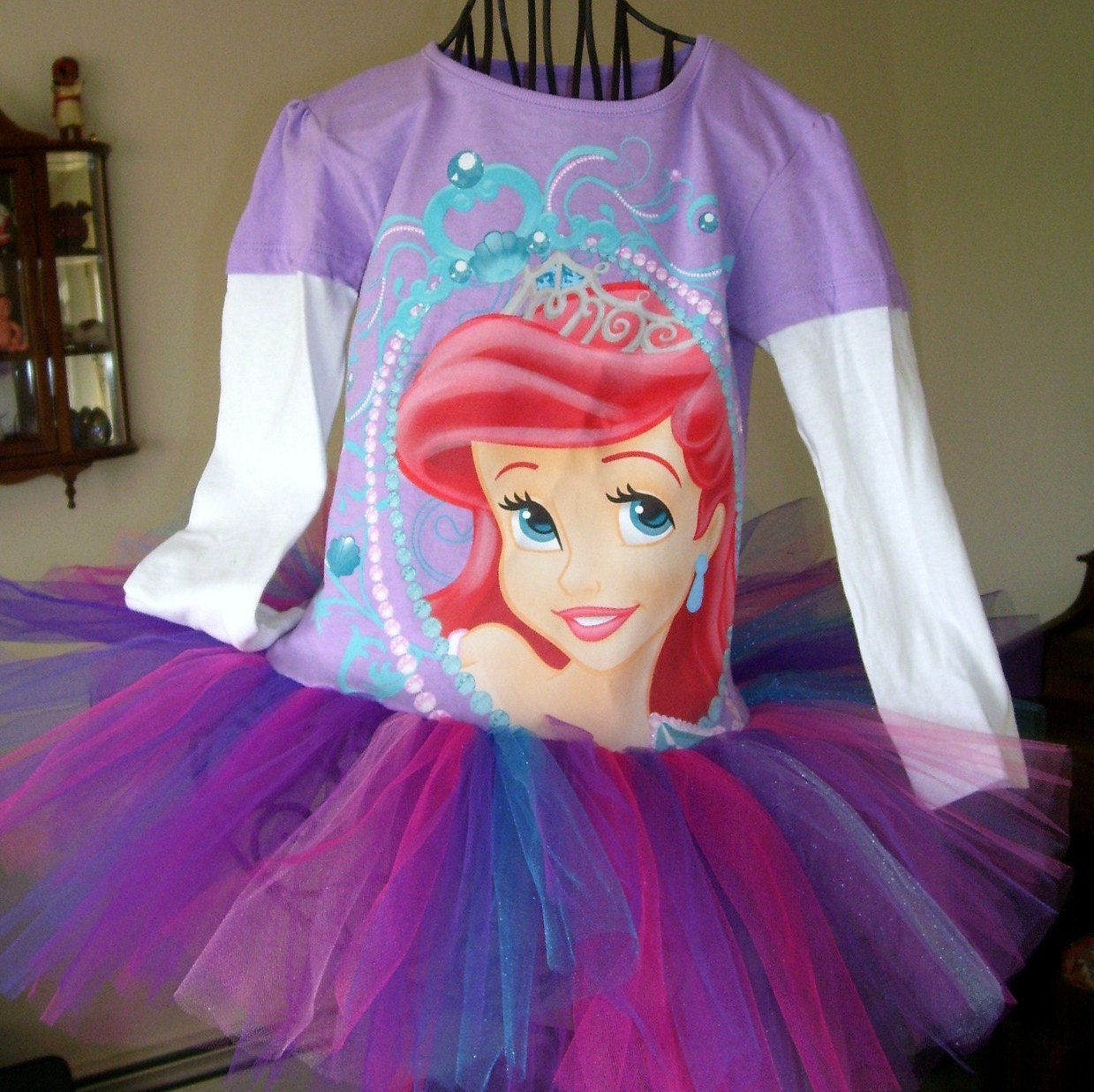 Ariel Little Mermaid tutu dress  size.3t..