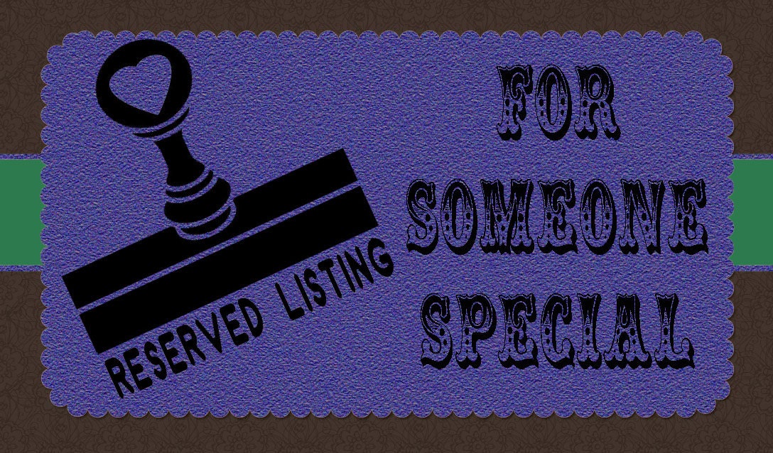 reserved listing for GenevieveTsai