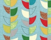 Mod-Century petal fabric - four variations - FREE SHIPPING