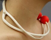 Mitsumata Wood Stethoscope Style Necklace