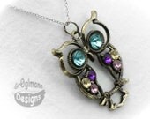 Colorful Owl Necklace :)
