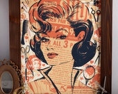 The Beauty Shop - Silkscreen Limited Edition Art Print - 16x20 hand screenprinted by Hero Design Studio
