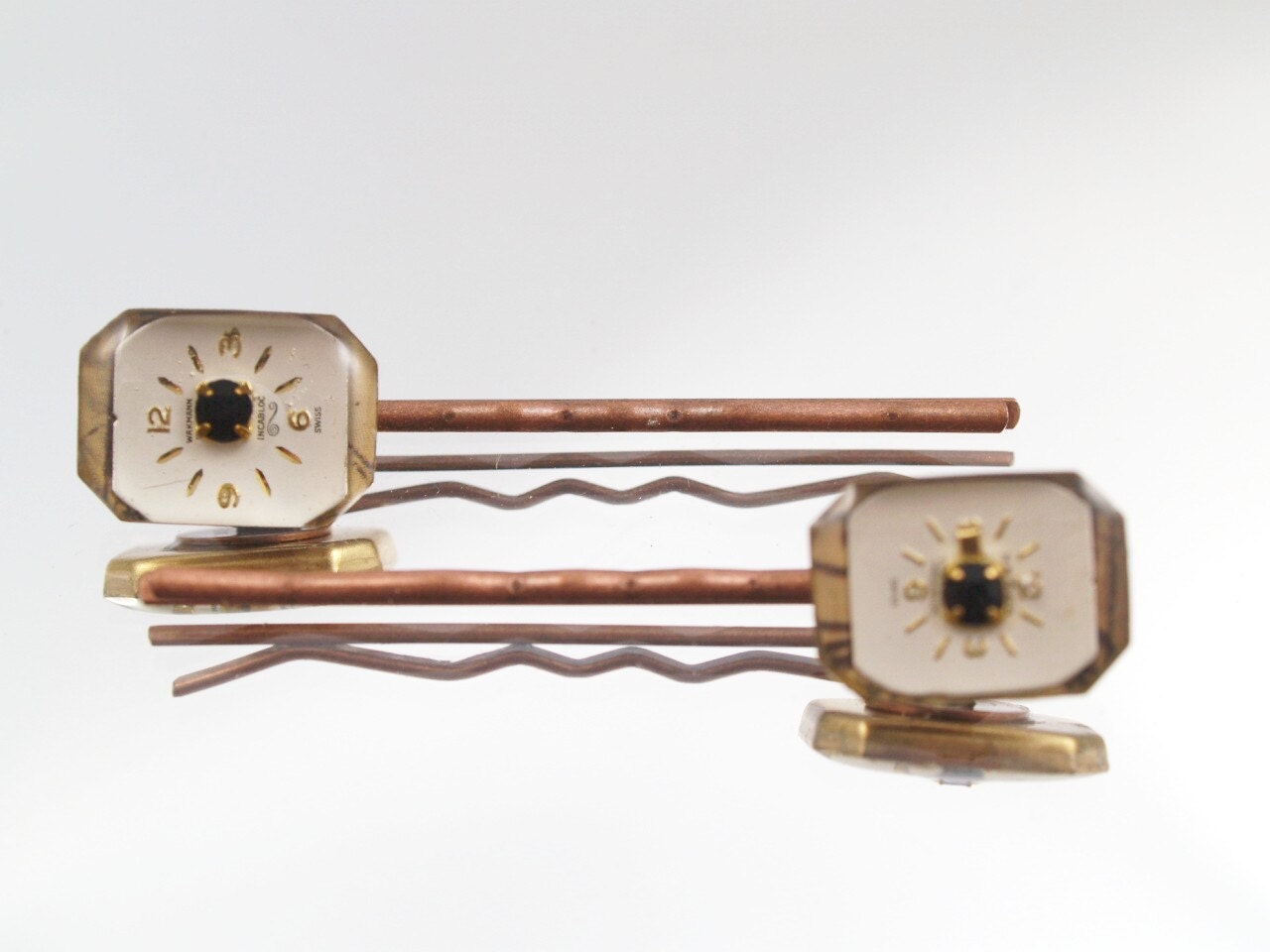 Steampunk Watch Face Bobby Pins Watch Parts Hair Barrettes Sto