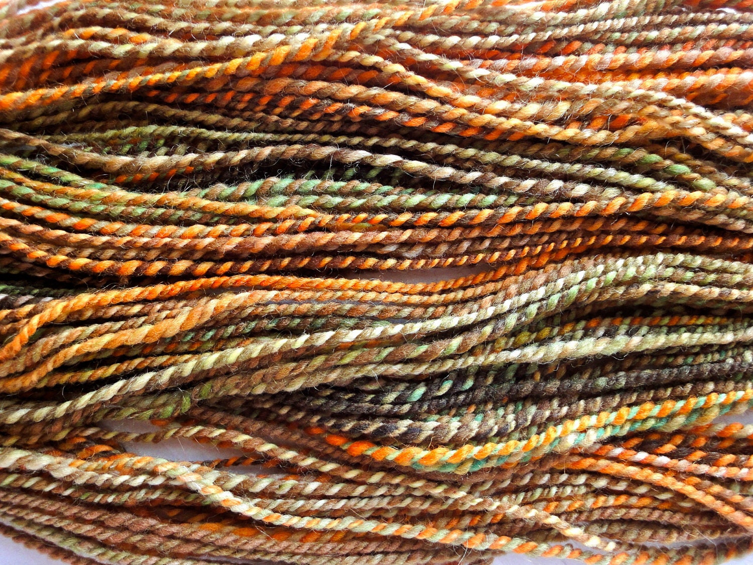 Handspun Yarn - Autumn Leaves