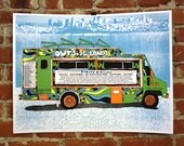Outside Lands Music Festival 2012- Official Screenprinted  Poster