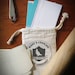 12 MUSTARD SEED 4x6 Recipe Cards in muslin bag