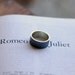 WIDE Wedding Band Ring for him - Distressed Woodland Bark Texture - Recycled Eco-Friendly Sterling Silver - wedding band - 10mm wide