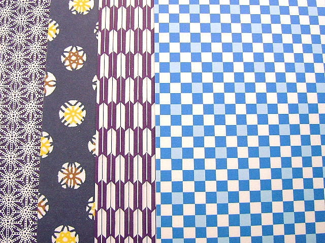 Japanese Chiyogami Paper 4  Patterns Colors  FromJapanWithLove S259
