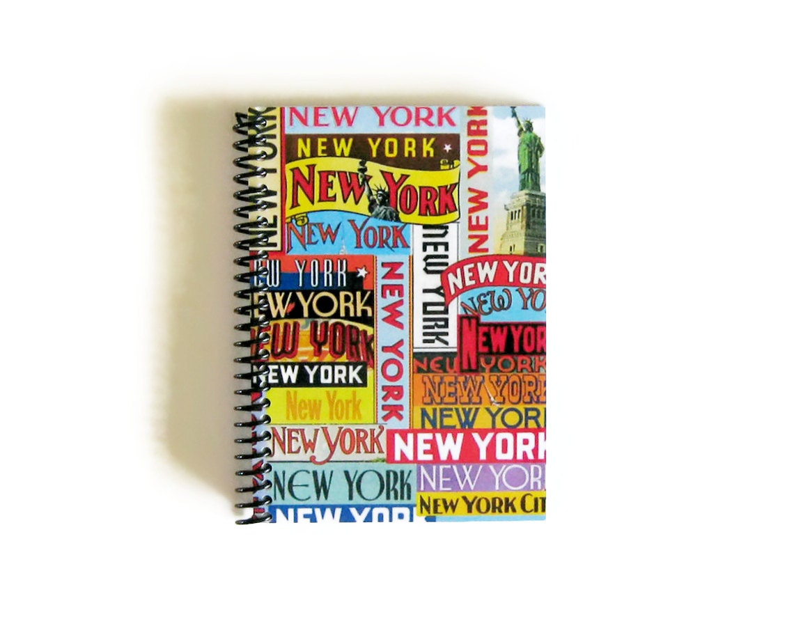 New York Labels - Notebook Spiral Bound - 4x6in