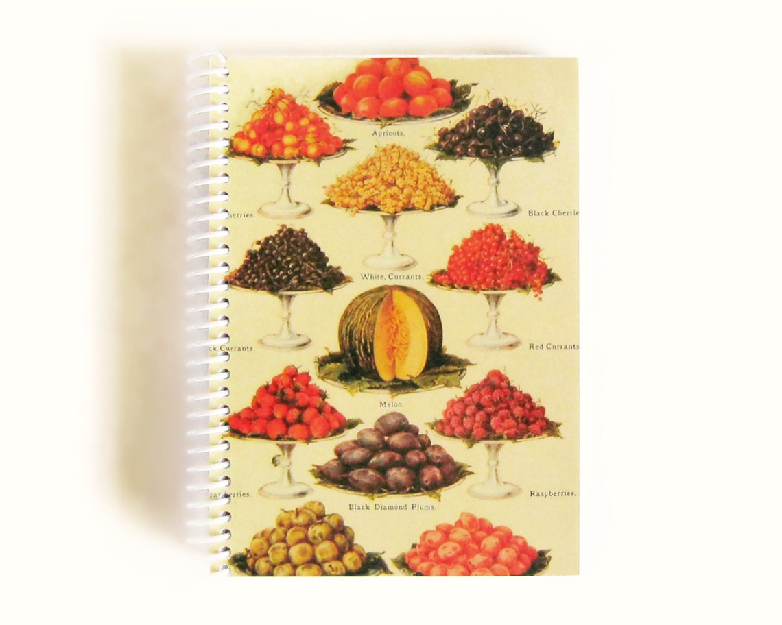 Mrs. Beeton's Fruits - Notebook Spiral Bound - 5 x 7