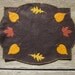 Felt Leaf Candle Mat