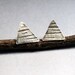 Triangle Post Earrings - Little Stud Mountains