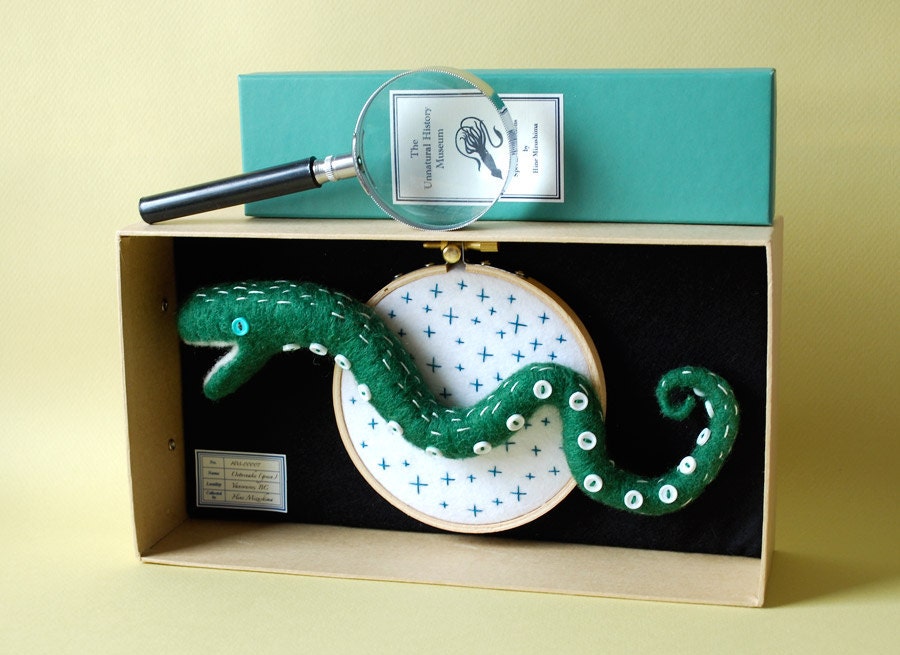 OOAK - Octosnake Green (large)