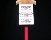 Humorous weather weenie observatory station wall hanging