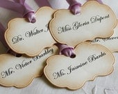 50 Wedding Place Tags - Wedding Name tags - Wedding Escort Tags