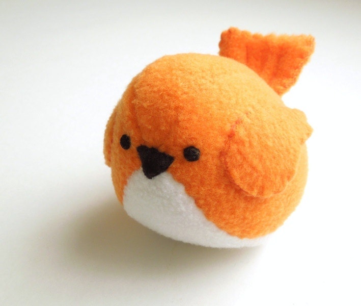 orange bird stuffed animal