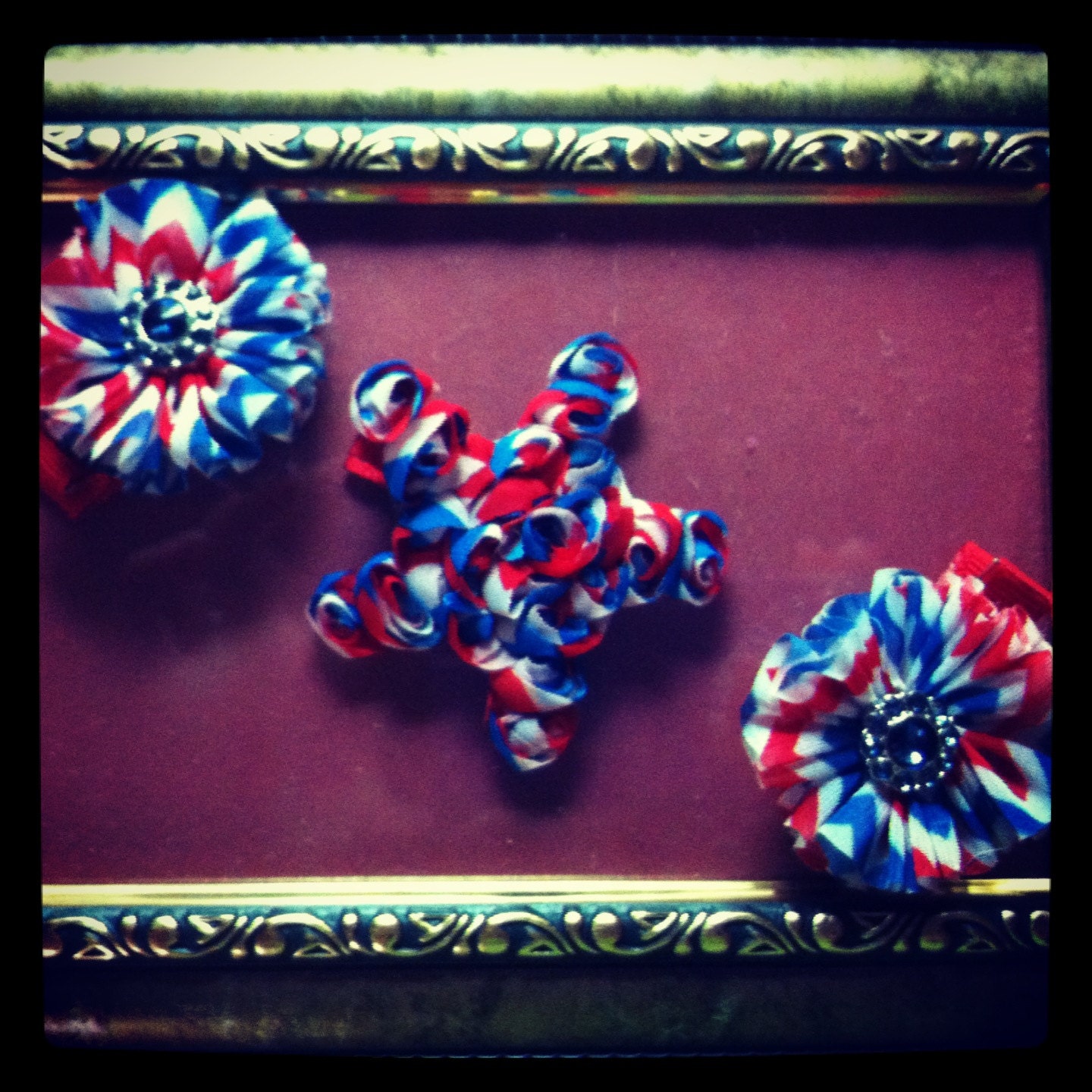 Luna Bella Patriotic Star Hairclip
