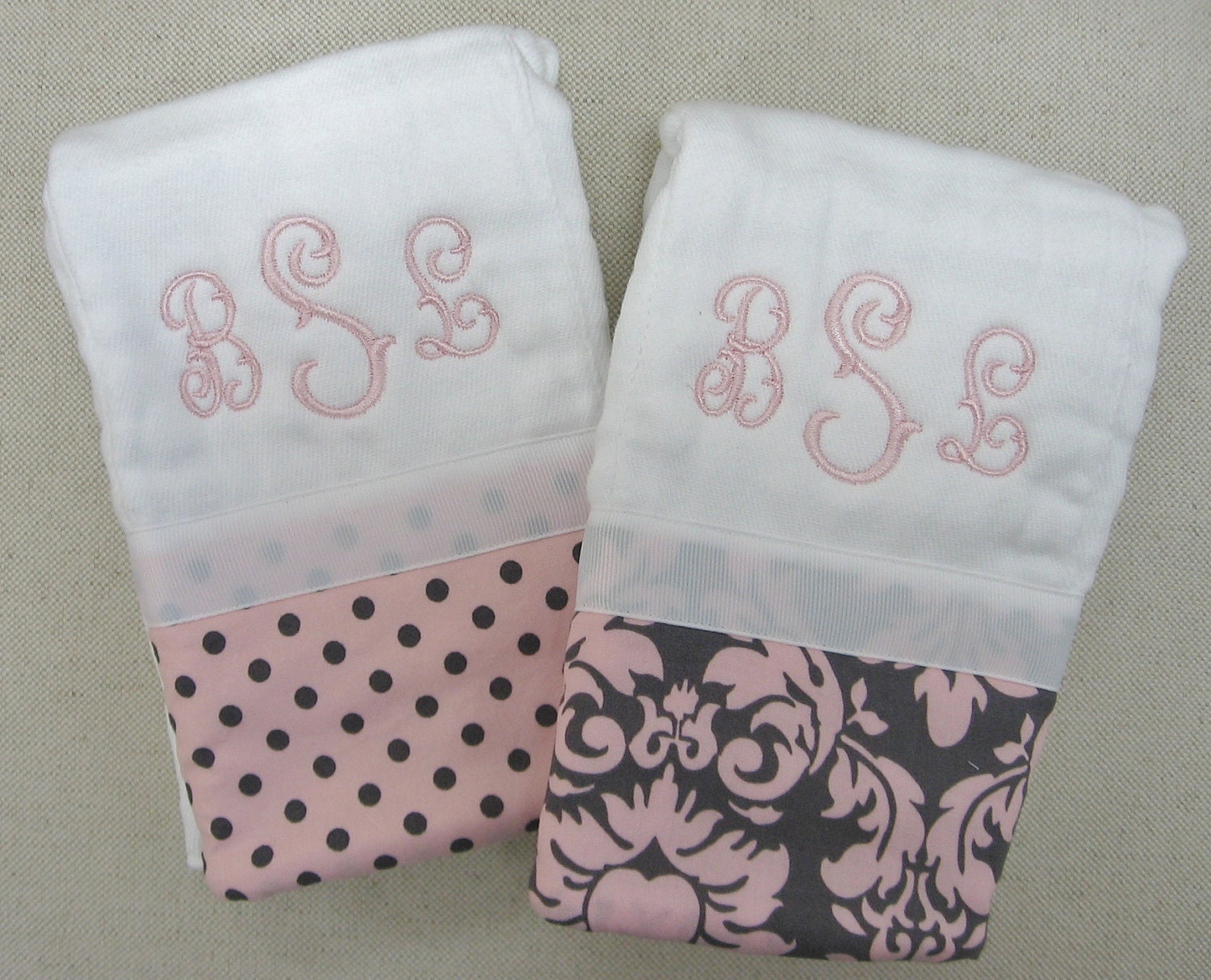 Personalized Burp Cloths - Perfect Baby Shower Gift