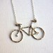 Handmade Sterling Silver Bike Necklace- Rachel Pfeffer