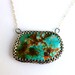 Handmade Rare Vintage Royston Turquoise Pendant