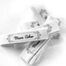300 Personalized white cotton tags none fraying and PRE-CUT