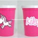 Cute Unicorn Kids Personalized Tumbler Cup